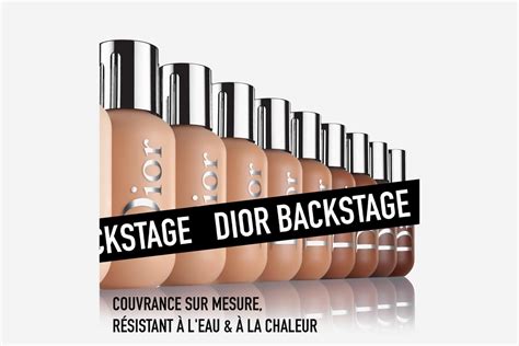 DIOR BACKSTAGE FOND DE TEINT VISAGE ET CORPS TEINTE .